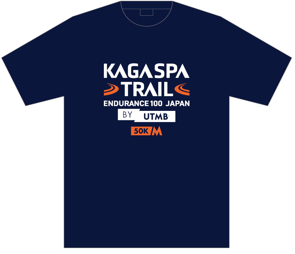 UTMB 加賀スパトレイル26 グッズ 加賀スパ by UTMB 名前Tシャツ 2026 50K / KAGA SPA by UTMB Name Tee
