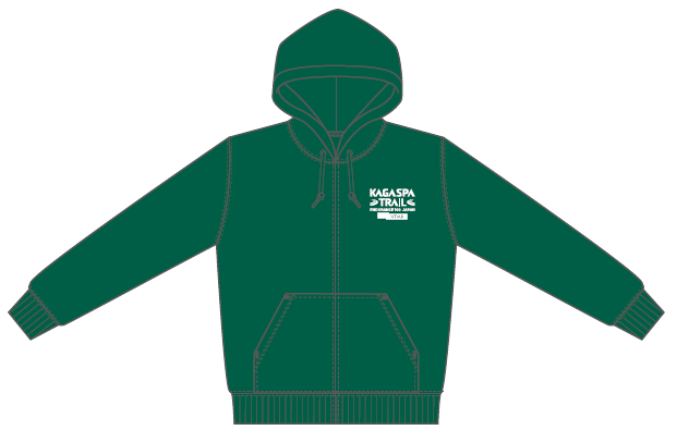 加賀スパ by UTMB 名前パーカー 2025 100K / KAGA SPA by UTMB Name Hoodie 2025 100K