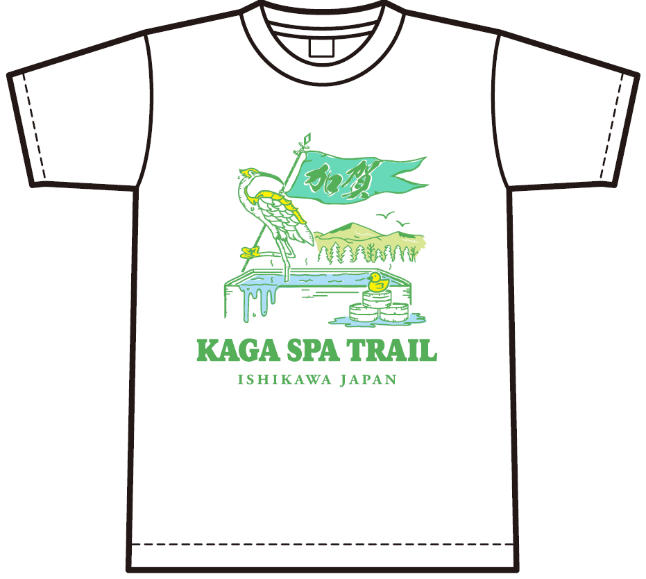 加賀スパ x ハンガーノックオリジナル 加賀白鷺 Tシャツ / KAGA SPA x Hunger Knock Original: White Heron Tee