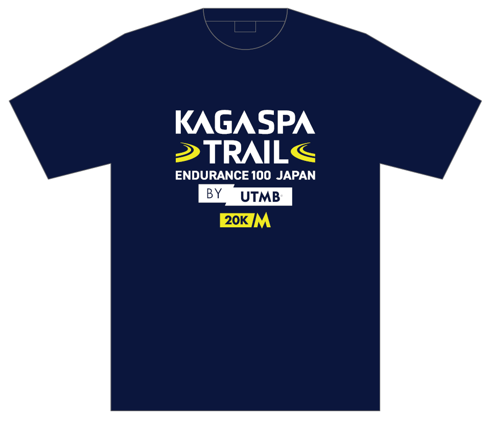 加賀スパ by UTMB 名前Tシャツ 2026 20K / KAGA SPA by UTMB Name Tee 2026 20K