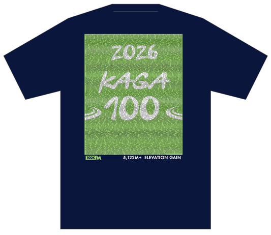 加賀スパ by UTMB 名前Tシャツ 2026 100K / KAGA SPA by UTMB Name Tee 2026 100K