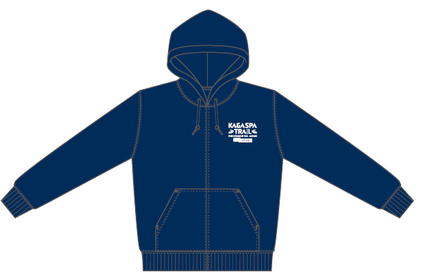 加賀スパ by UTMB 名前パーカー 2025 50K / KAGA SPA by UTMB Name Hoodie 2025 50K